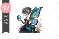 Enchanted fairy with dragon egg png Product Image 1