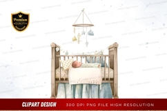 Baby in a crib Product Image 1