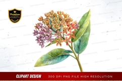 Colorful flower clipart png Product Image 1