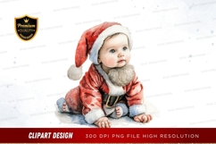 Baby in santa claus costume Product Image 1