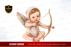 Baby cupid clipart png Product Image 1