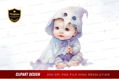 Cute baby ghost clipart png Product Image 1