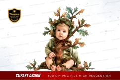 Baby as a tree clipart png Product Image 1