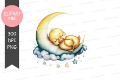 Sleeping ducklings on the moon Product Image 1