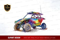 Vibrant off-road vehicle clipart png Product Image 1