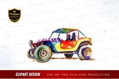 Colorful off-road vehicle clipart png Product Image 1