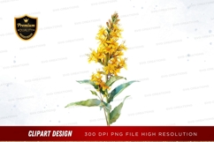 Bright yellow flower clipart png Product Image 1