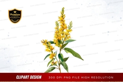 Yellow flower clipart png Product Image 1