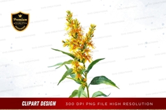 Bright yellow flower clipart png Product Image 1