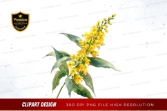 Yellow flower clipart png Product Image 1