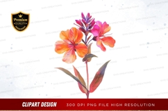 Vibrant watercolor flowers Product Image 1