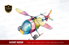 Colorful helicopter clipart png Product Image 1