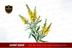 Yellow wildflowers clipart png Product Image 1
