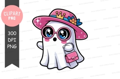 Stylish ghost clipart png Product Image 1