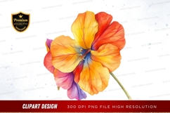 Colorful flower clipart png Product Image 1