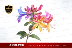 Vibrant flower bouquet clipart png Product Image 1
