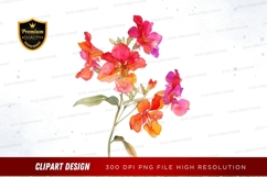Vibrant flower bouquet clipart png Product Image 1