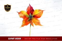 Vibrant autumn leaf clipart png Product Image 1