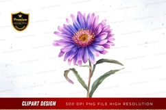 Purple flower clipart png Product Image 1