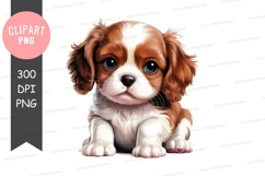 Cute puppy clipart png Product Image 1