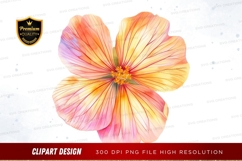 Vibrant flower clipart png Product Image 1