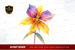Vibrant flower clipart png Product Image 1