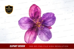 Purple flower clipart png Product Image 1