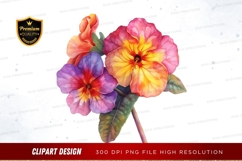 Vibrant flower bouquet clipart png Product Image 1