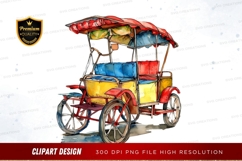 Vintage carriage clipart png Product Image 1