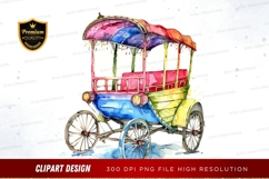Vintage carriage clipart png Product Image 1