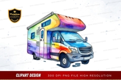 Colorful rv clipart png Product Image 1