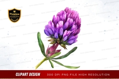 Purple flower clipart png Product Image 1