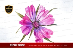 Pink flower clipart png Product Image 1