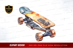 Skateboard clipart png Product Image 1