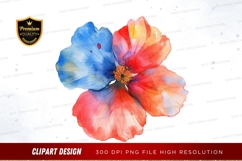 Colorful flower clipart png Product Image 1