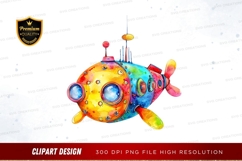 Colorful fish clipart png Product Image 1