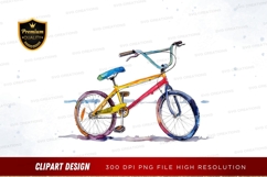 Colorful bicycle clipart png Product Image 1