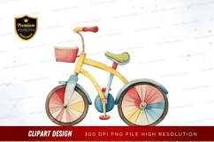 Colorful children's tricycle clipart png Product Image 1
