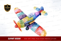Colorful airplane clipart png Product Image 1