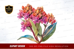 Vibrant flower bouquet clipart png Product Image 1