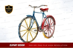 Vintage bicycle clipart png Product Image 1