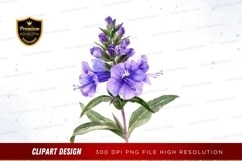 Beautiful purple flowers clipart png Product Image 1