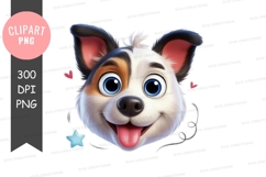 Happy dog clipart png Product Image 1