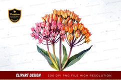 Vibrant flower bouquet clipart png Product Image 1