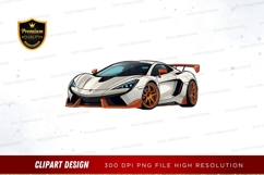 Stylish sports car clipart png Product Image 1