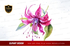 Pink flower clipart png Product Image 1