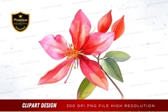Vibrant pink flower clipart png Product Image 1