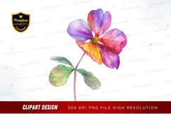 Colorful flower clipart png Product Image 1