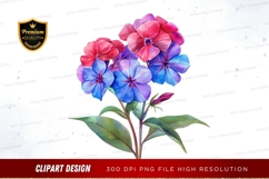 Colorful flower bouquet clipart png Product Image 1