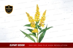 Yellow flower clipart png Product Image 1
